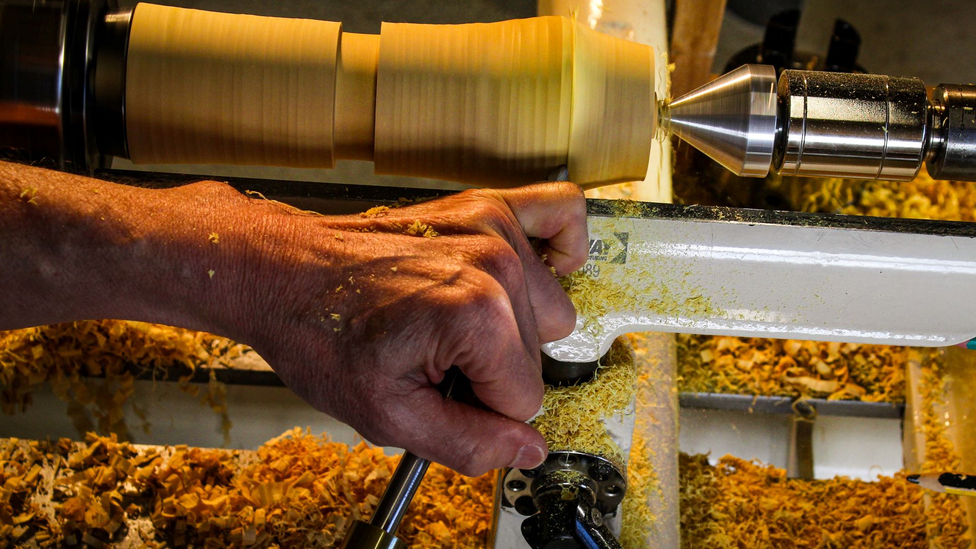 Création en bois sur machine